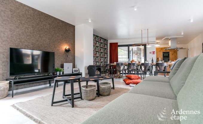 Grande maison de vacances � Butgenbach pour 12 personnes avec 5 chambres et sauna