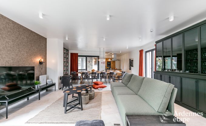 Grande maison de vacances � Butgenbach pour 12 personnes avec 5 chambres et sauna