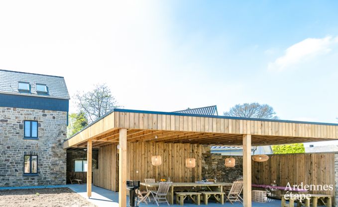 Grande maison de vacances � Butgenbach pour 12 personnes avec 5 chambres et sauna