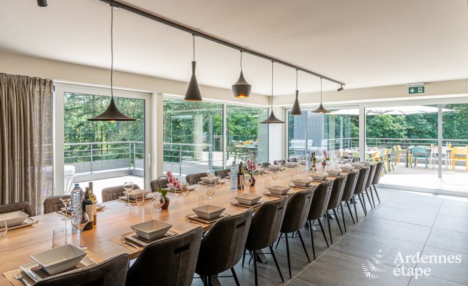 Villa de luxe Daverdisse, 10 chambres, 9 salles de bains, piscine, jacuzzi, sauna, salle de jeux, proche fort et rivire