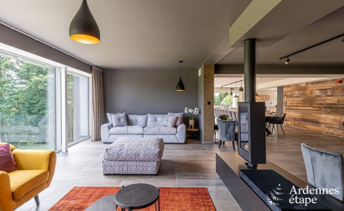 Villa de luxe Daverdisse, 10 chambres, 9 salles de bains, piscine, jacuzzi, sauna, salle de jeux, proche fort et rivire