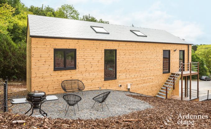 Chalet  Durbuy avec sauna et kicker pour 8 personnes en Ardenne