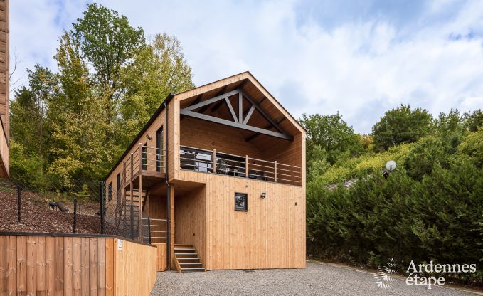 Chalet  Durbuy avec sauna et kicker pour 8 personnes en Ardenne