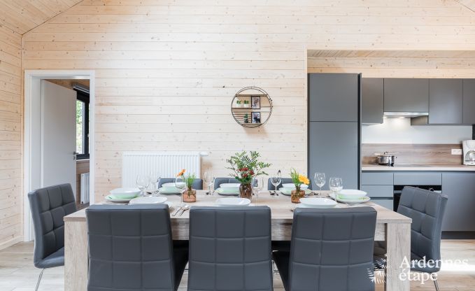 Chalet  Durbuy avec sauna et kicker pour 8 personnes en Ardenne