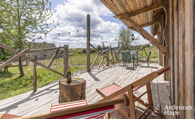 Sjour unique pour 2 personnes  Durbuy avec pole  pellets, barbecue et jardin priv