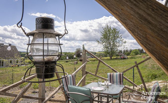 Sjour unique pour 2 personnes  Durbuy avec pole  pellets, barbecue et jardin priv