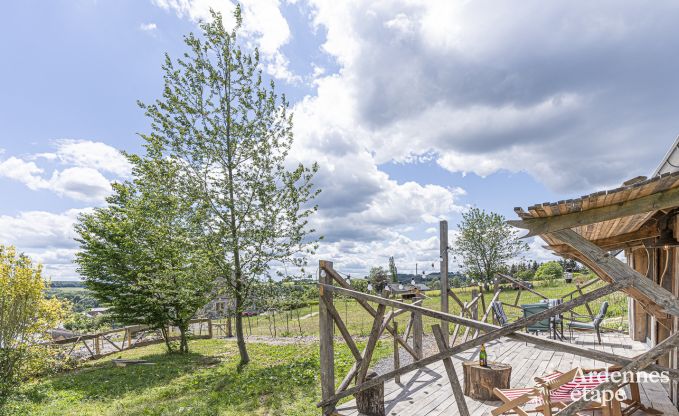 Sjour unique pour 2 personnes  Durbuy avec pole  pellets, barbecue et jardin priv