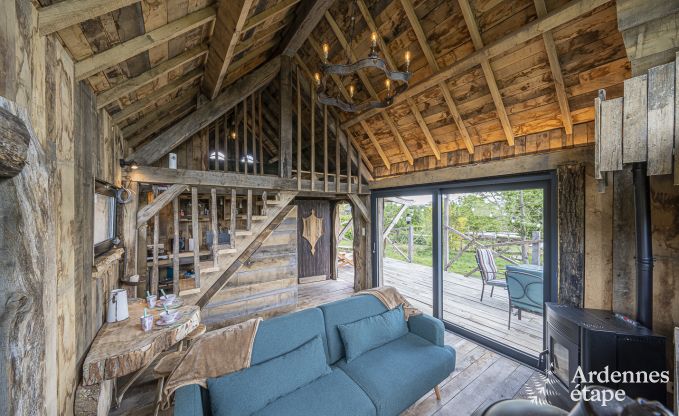 Sjour unique pour 2 personnes  Durbuy avec pole  pellets, barbecue et jardin priv