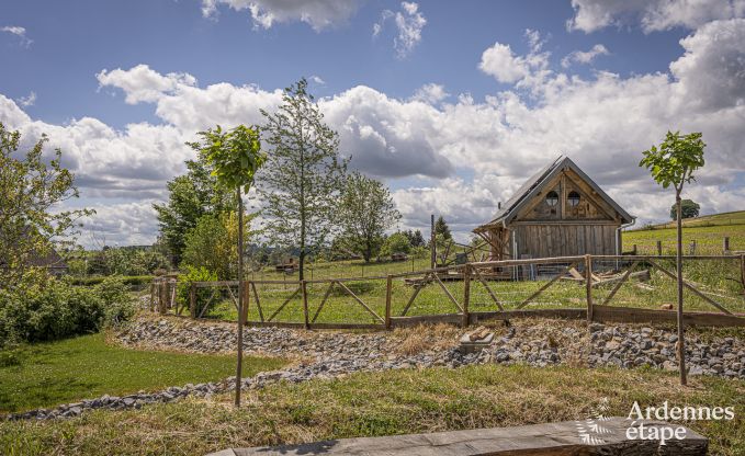 Sjour unique pour 2 personnes  Durbuy avec pole  pellets, barbecue et jardin priv