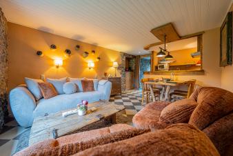 Charmante maison de vacances pour 4  Durbuy avec sauna et jardin priv