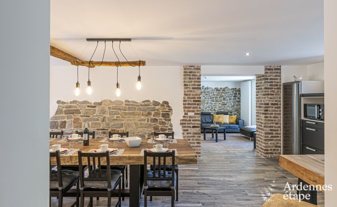 Maison de vacances  Durbuy pour 14 personnes avec 5 chambres, 4 salles de bain et jardin priv