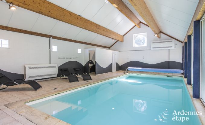 Maison de vacances pour 22 personnes à Durbuy avec piscine intérieure