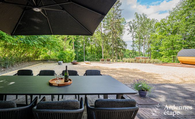 Villa spacieuse pour 8 personnes  Durbuy avec sauna, jacuzzi et jardin priv