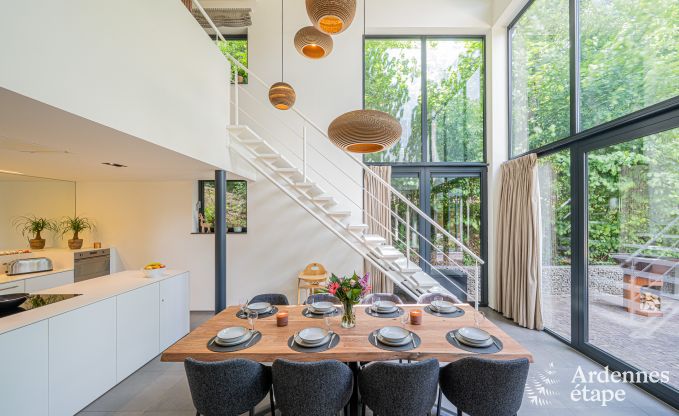 Villa spacieuse pour 8 personnes  Durbuy avec sauna, jacuzzi et jardin priv