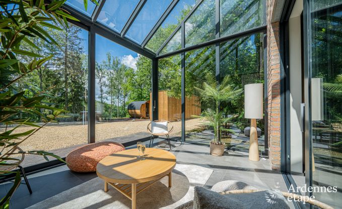 Villa spacieuse pour 8 personnes  Durbuy avec sauna, jacuzzi et jardin priv
