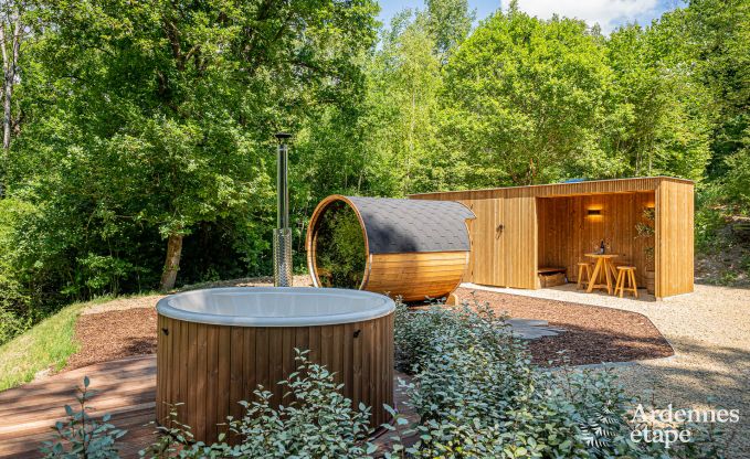 Villa spacieuse pour 8 personnes  Durbuy avec sauna, jacuzzi et jardin priv