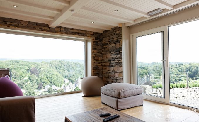 Villa de vacances 4.5 étoiles avec vue et sauna à louer à Durbuy