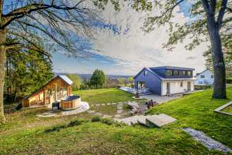 Villa de luxe  Durbuy : bien-tre, art, nature et tranquillit pour 8 personnes