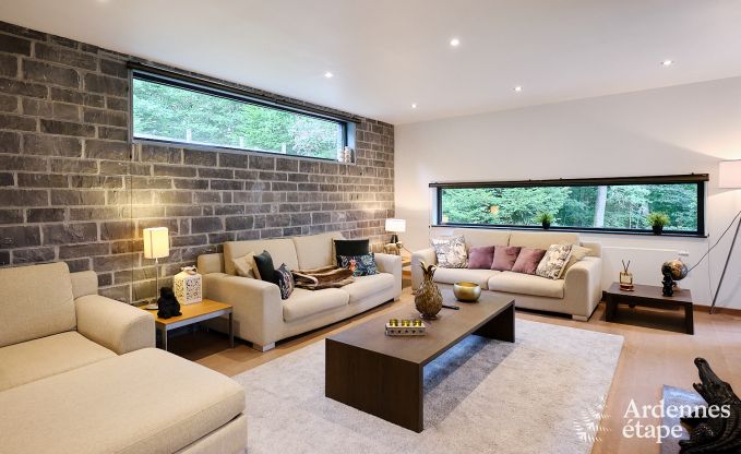 Villa de luxe  Durbuy pour 8 personnes avec jacuzzi, sauna, terrasse couverte et jardin priv