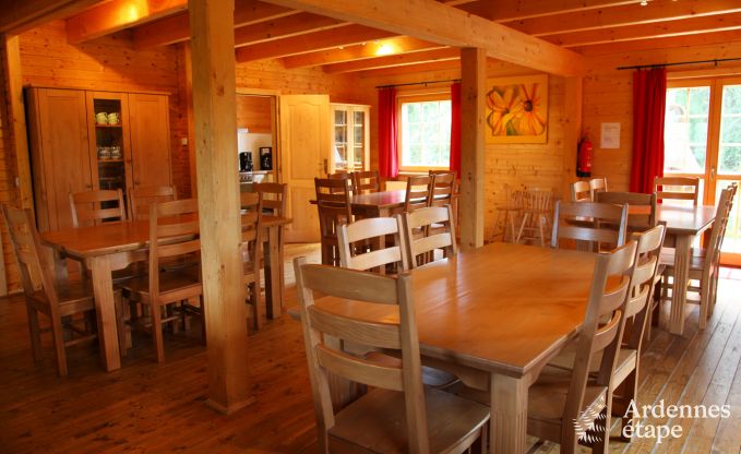 Chalet � Durbuy pour 24 personnes en Ardenne