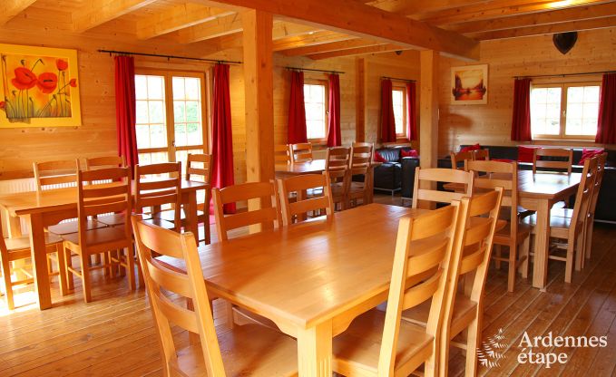Chalet � Durbuy pour 24 personnes en Ardenne