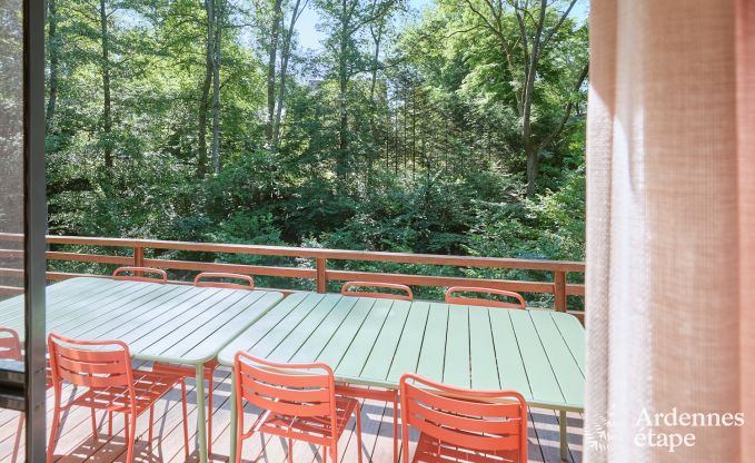 Chalet spacieux pour 8 personnes avec sauna dans les bois autour de Durbuy