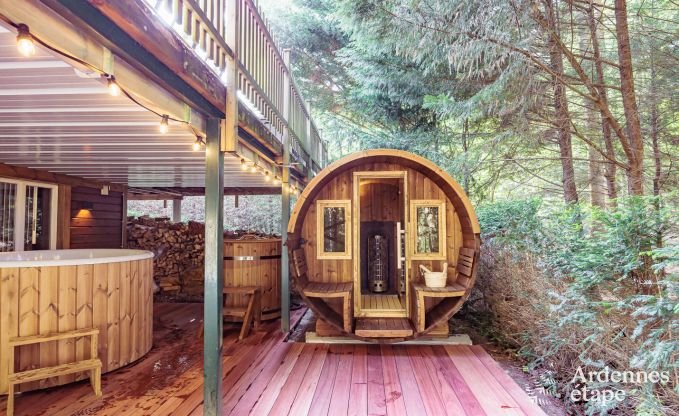 Chalet haut de gamme � Durbuy pour 6/7 personnes en Ardenne