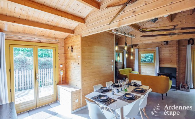 Chalet haut de gamme � Durbuy pour 6/7 personnes en Ardenne