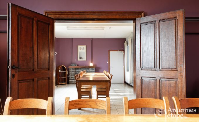 Maison de vacances spacieuse � Durbuy : h�bergement pour 26 personnes avec �quipements modernes en Ardenne