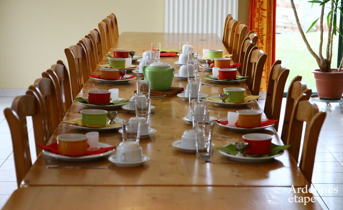 Maison de vacances � Durbuy pour 24 personnes en Ardenne