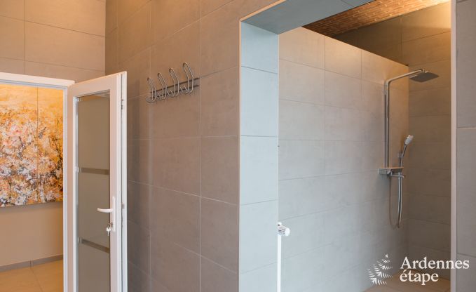 Villa de luxe  Durbuy : hbergement pour 15 personnes avec piscine, spa et nature en Ardenne