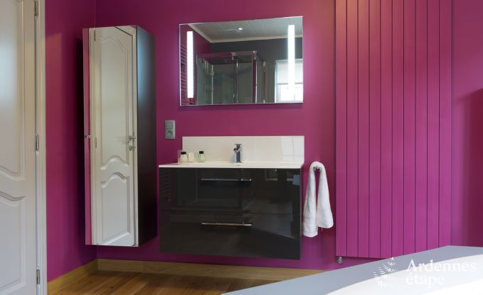 Villa de luxe  Durbuy : hbergement pour 15 personnes avec piscine, spa et nature en Ardenne