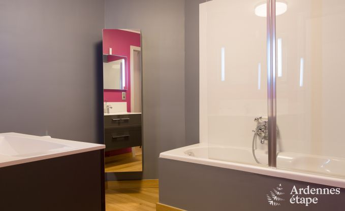 Villa de luxe  Durbuy : hbergement pour 15 personnes avec piscine, spa et nature en Ardenne
