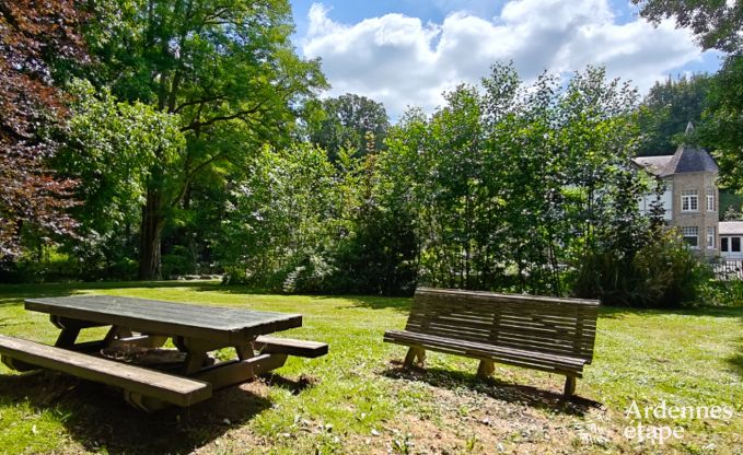 Villa de luxe  Durbuy : hbergement pour 15 personnes avec piscine, spa et nature en Ardenne