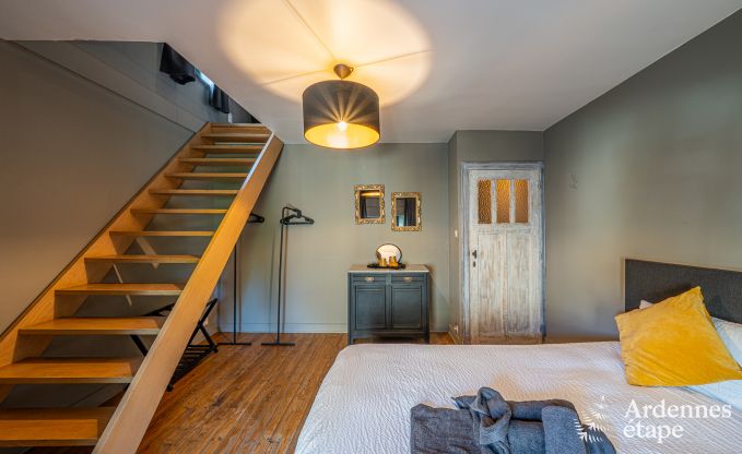 Charmante maison de vacances pour 6 personnes  reze avec 3 chambres, terrasse prive et poele  pellets prs de la tranquille rivire Aisne