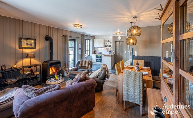 Charmante maison de vacances pour 6 personnes  reze avec 3 chambres, terrasse prive et poele  pellets prs de la tranquille rivire Aisne