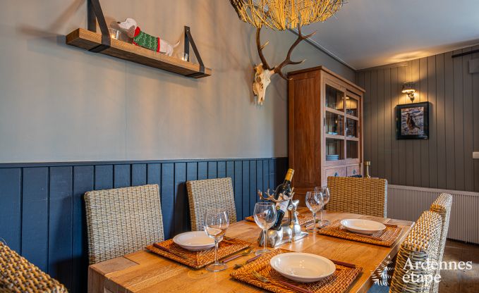 Charmante maison de vacances pour 6 personnes  reze avec 3 chambres, terrasse prive et poele  pellets prs de la tranquille rivire Aisne