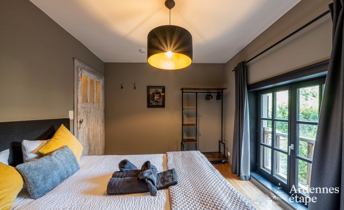 Charmante maison de vacances pour 6 personnes  reze avec 3 chambres, terrasse prive et poele  pellets prs de la tranquille rivire Aisne