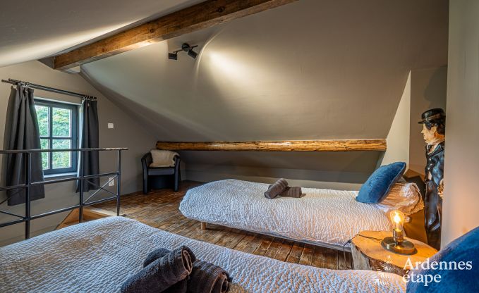 Charmante maison de vacances pour 6 personnes  reze avec 3 chambres, terrasse prive et poele  pellets prs de la tranquille rivire Aisne
