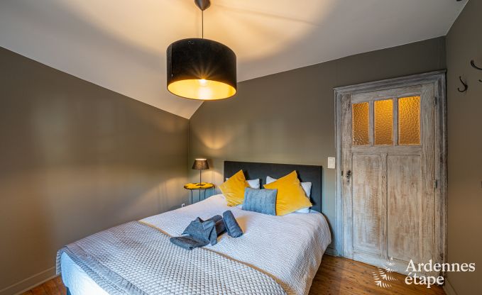 Charmante maison de vacances pour 6 personnes  reze avec 3 chambres, terrasse prive et poele  pellets prs de la tranquille rivire Aisne