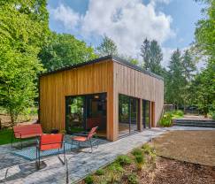 Charmant chalet pour 4 personnes avec 2 chambres, terrasse privée et barbecue