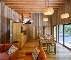 Charmant chalet pour 4 personnes avec 2 chambres, terrasse privée et barbecue