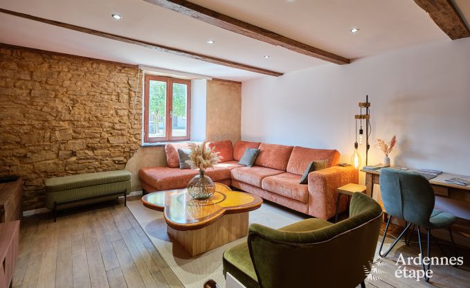 Charmante maison de vacances pour 8 personnes  Florenville avec 4 chambres et wellness, au bord de la Semois