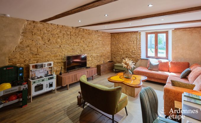 Charmante maison de vacances pour 8 personnes  Florenville avec 4 chambres et wellness, au bord de la Semois