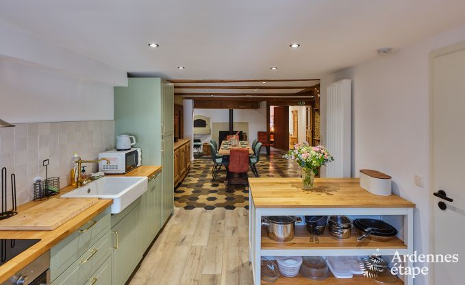 Charmante maison de vacances pour 8 personnes  Florenville avec 4 chambres et wellness, au bord de la Semois