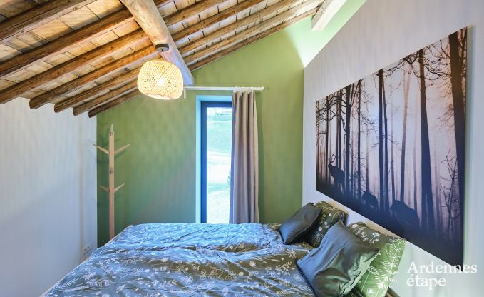 Maison de vacances conviviale  Francorchamps pour 4 personnes avec terrasse prive avec une vue magnifique