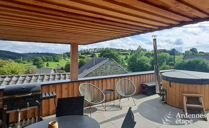 Maison de vacances conviviale � Francorchamps pour 4 personnes avec terrasse priv�e avec une vue magnifique