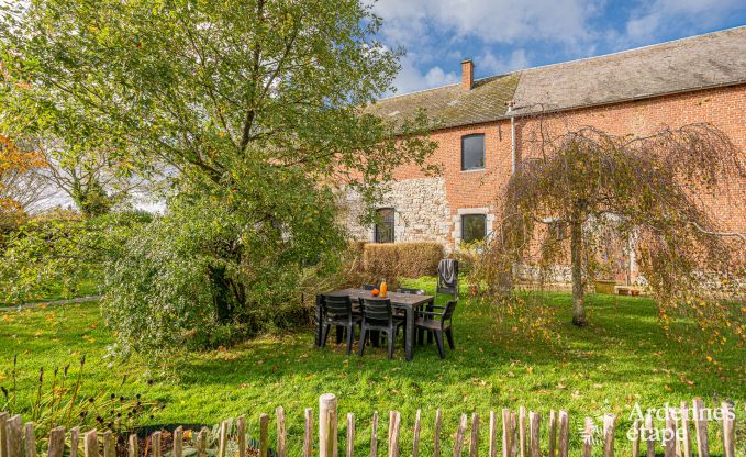 Fermette authentique avec 3 chambres et jardin privé dans un parc naturel entre Sambre et Meuse
