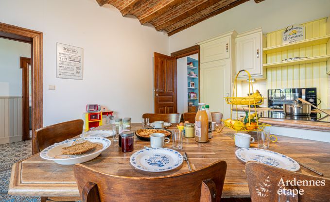 Fermette authentique avec 3 chambres et jardin privé dans un parc naturel entre Sambre et Meuse