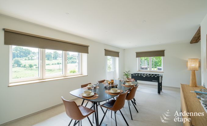 Maison de vacances Gesves pour 6 personnes avec 3 chambres et 3 salles de bains, jacuzzi, ptanque 